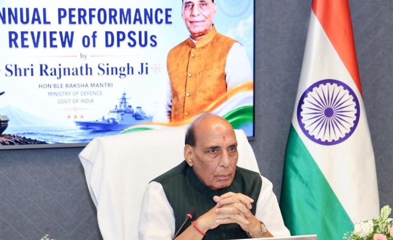 Rajnath Singh asks 16 DPSUs to draw up 5 year roadmap for defence preparedness