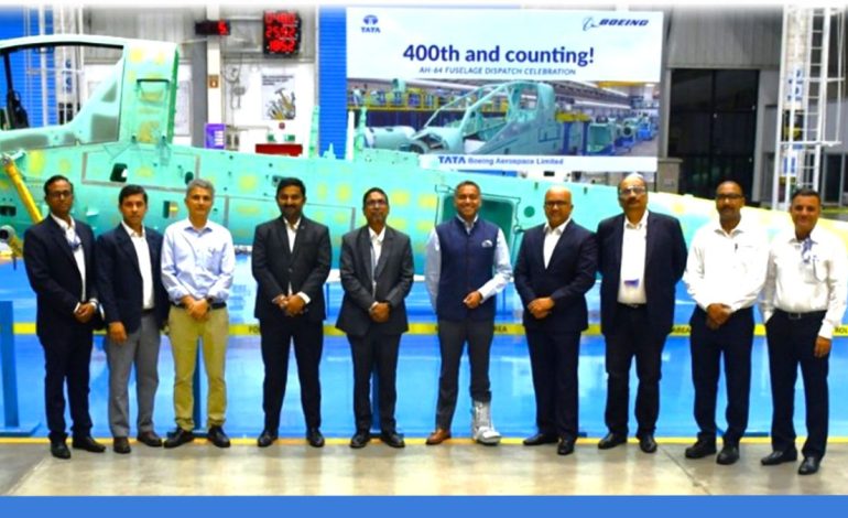 Tata Boeing rolls out 400th India-made Apache fuselage, TASL explores Javelin co-production
