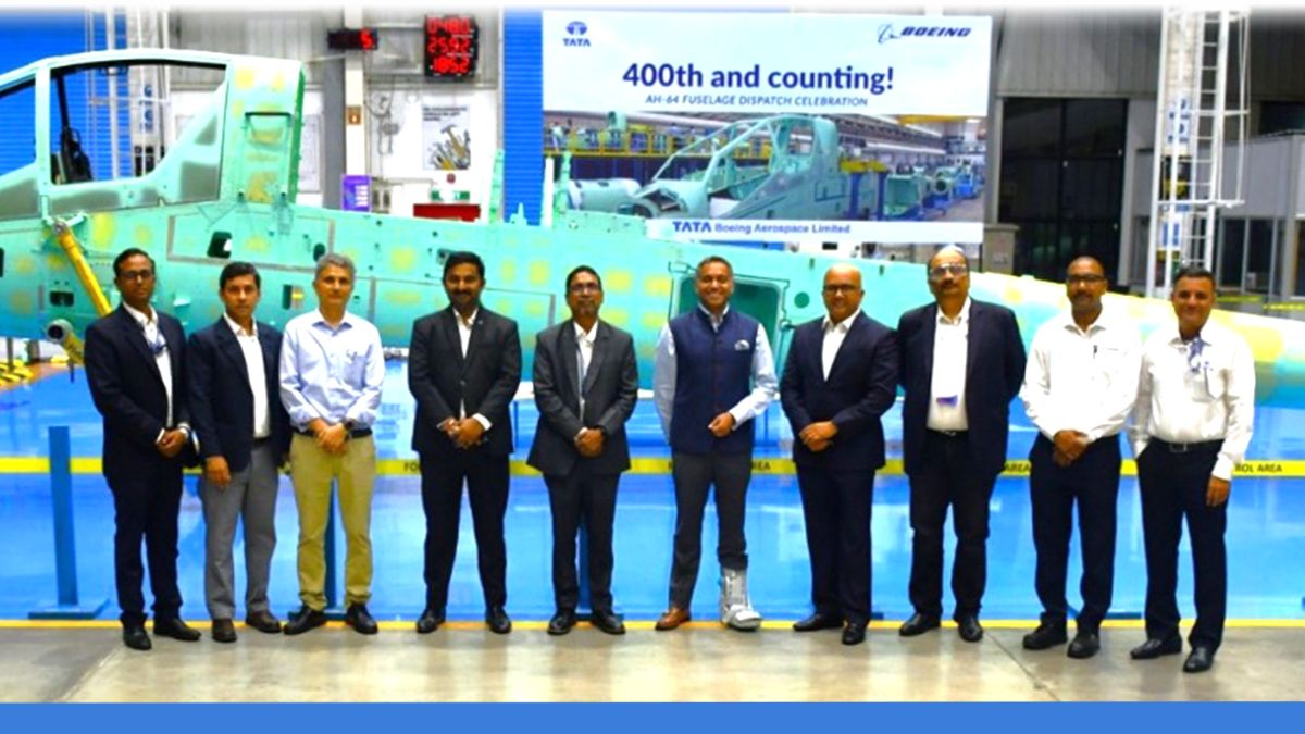 Tata Boeing rolls out 400th India-made Apache fuselage, TASL explores Javelin co-production