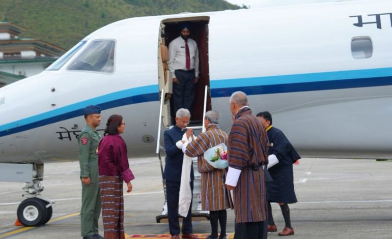 Jaishankar begins Bhutan visit with focus on development, energy and connectivity 