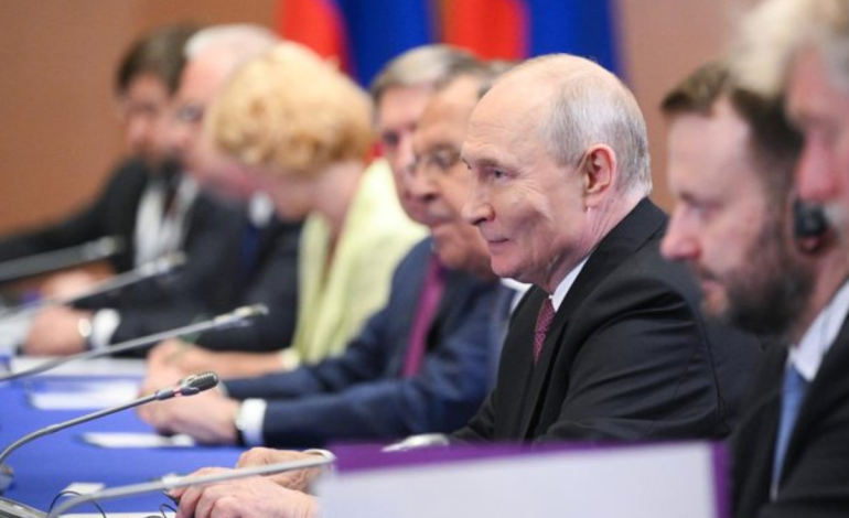 ‘There is no such threat’: Putin accuses West of fuelling fear over Russia