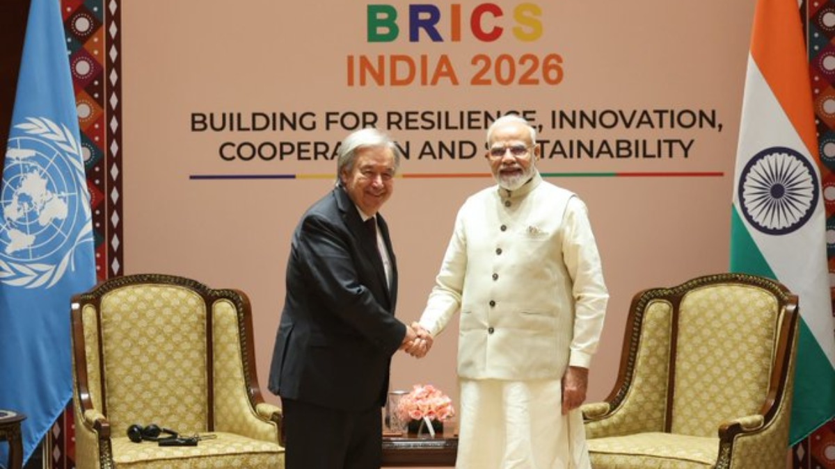 Modi engages Guterres, global leaders on UN reforms, defence and trade at BRICS