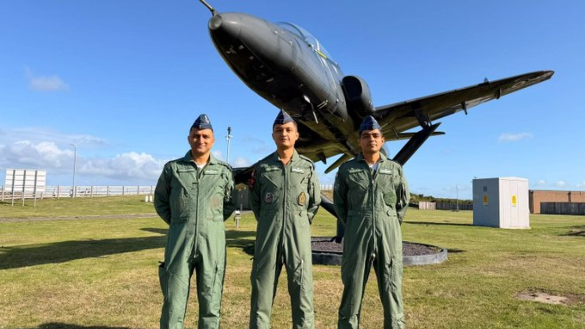 Indian Air Force instructors join RAF to train British pilots in historic UK deployment