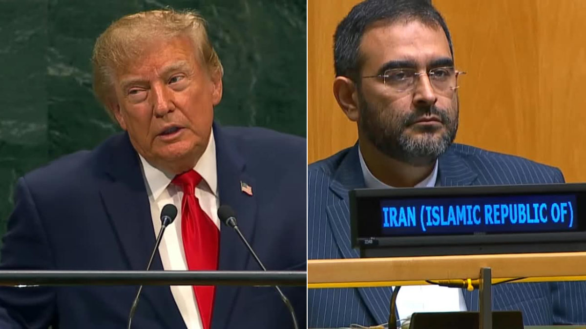 Trump’s UN address erupts in drama as Iran, Cuba walk out and he questions CNN’s presence