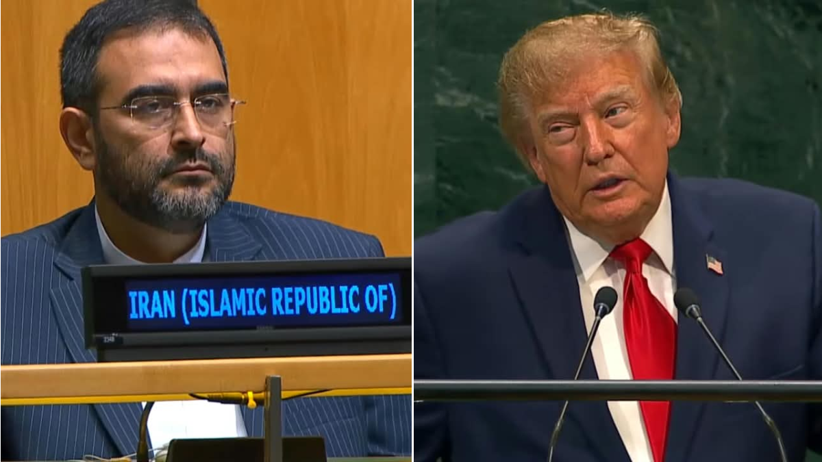 Trump’s UN address erupts in drama as Iran, Cuba walk out and he questions CNN’s presence