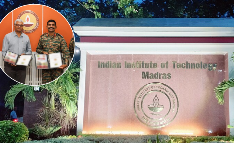 Indian Army, IIT-Madras join hands to replace imported weapon components