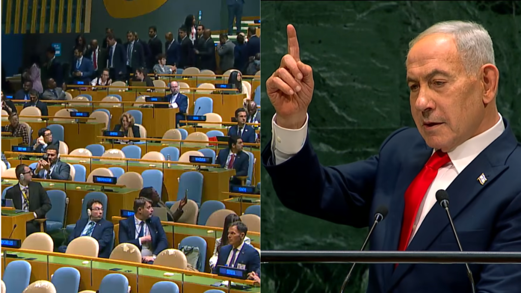 Netanyahu faces UNGA walkout