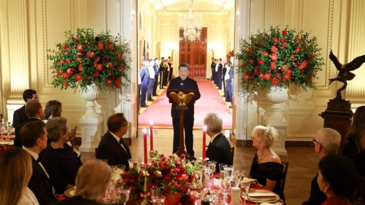 Trump-Xi White House visit in pictures: Elon at dinner table, Xi laughs at ‘Autopen Biden’ display photo