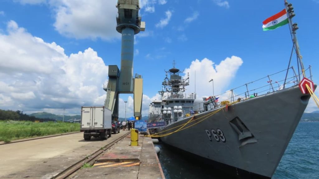 INS Kulish Subic Bay, INS Kulish Philippines, Indian Navy Philippines, ADMM-Plus maritime exercise, ADMM-Plus Joint Cooperation Activity, Indian Navy Subic Bay, India Philippines naval cooperation, India Asean maritime security.