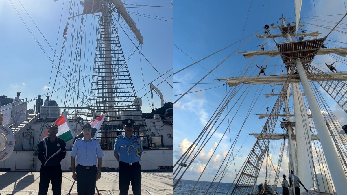 INS Sudarshini returns to Alexandria during 22,000-nautical mile Lokayan 26 voyage