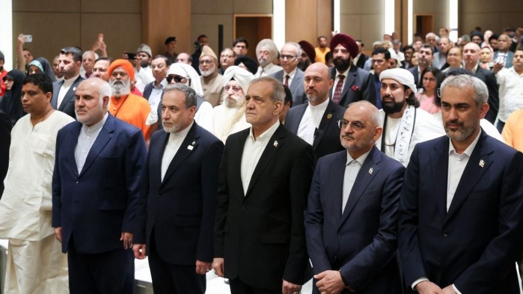 Masoud Pezeshkian India visit, Pezeshkian New Delhi meeting, Iran BRICS Summit 2026, Iran religious leaders meeting India, Iran India diplomatic engagement, BRICS India 2026, Iranian delegation New Delhi.