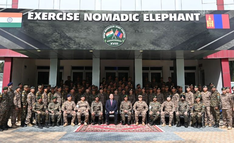 India-Mongolia drill brings close-quarters combat, drones and cyber training into one battlefield package