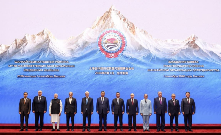 Modi, Xi, Putin and Shehbaz Sharif share frame at SCO summit in Bishkek