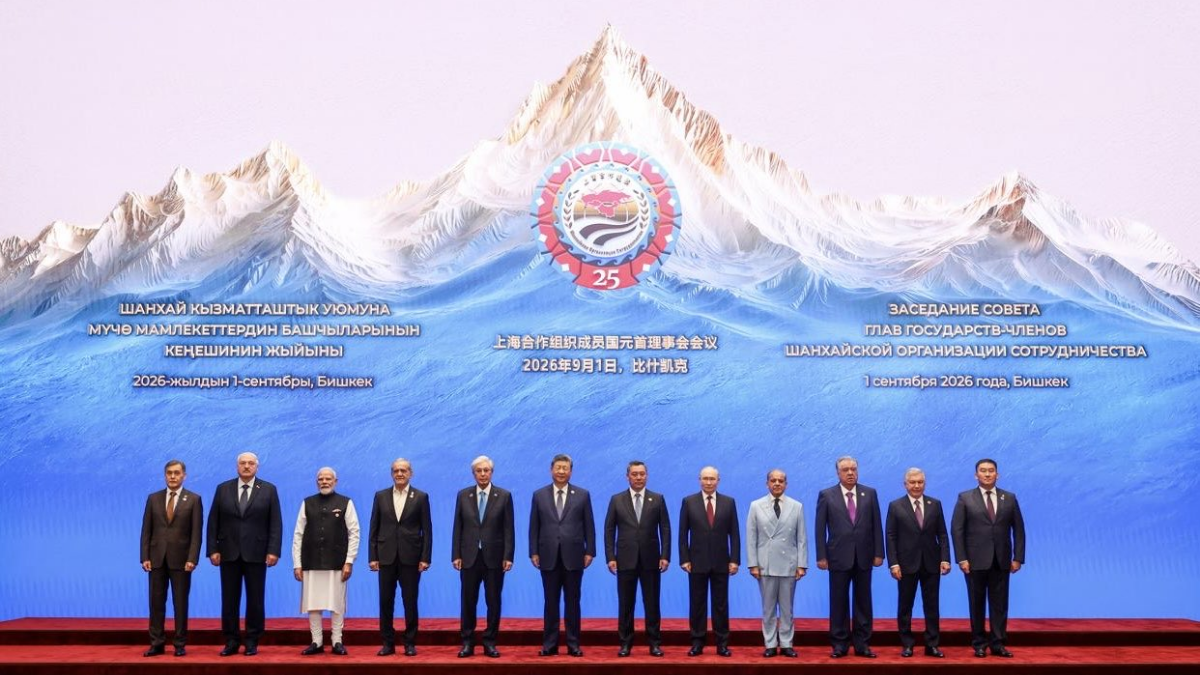 Modi, Xi, Putin and Shehbaz Sharif share frame at SCO summit in Bishkek