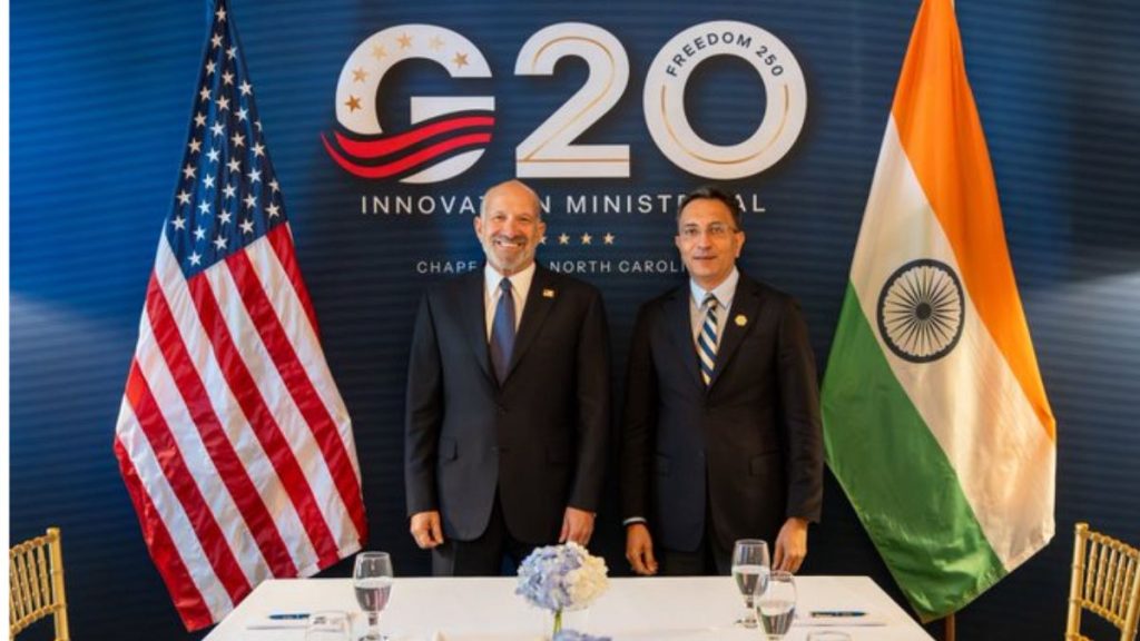 India US 6G cooperation, G20 Innovation Ministers Meeting, India US technology partnership, India 6G initiative, Bharat 6G Mission, India US digital cooperation, 6G technology India.