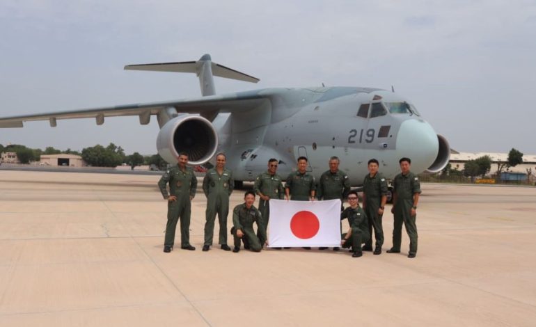 Veer Guardian 2026: Two Japanese C-2 aircraft arrive in Jodhpur for India-Japan air exercise