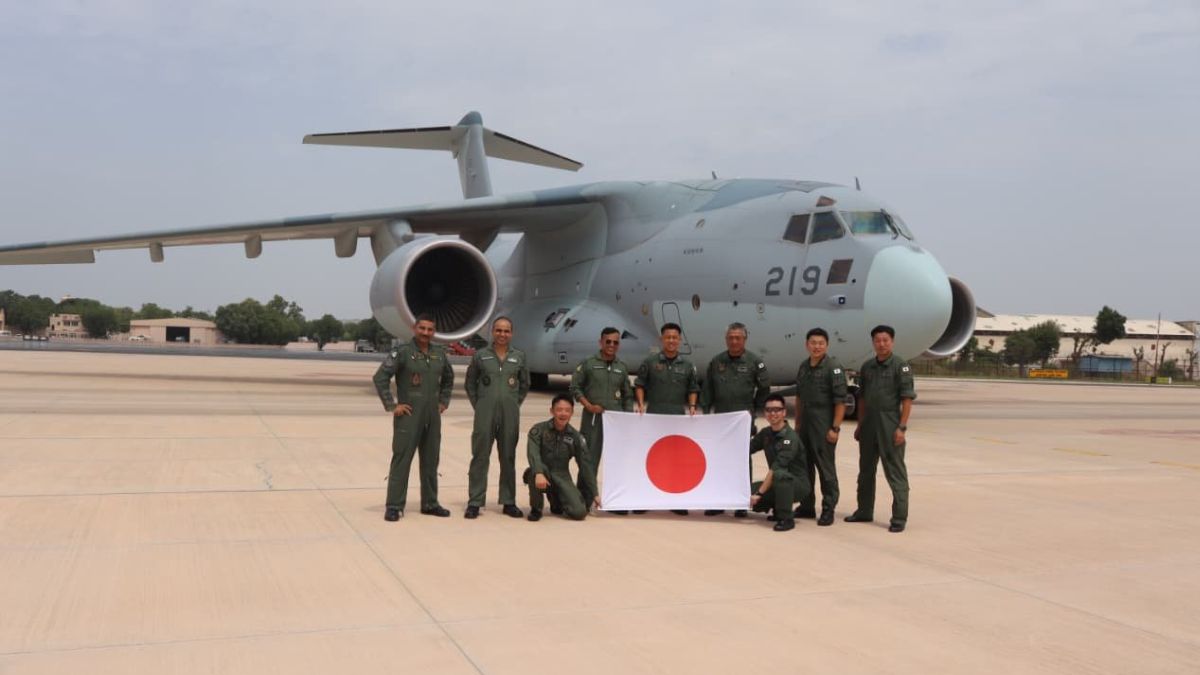 Veer Guardian 2026: Two Japanese C-2 aircraft arrive in Jodhpur for India-Japan air exercise