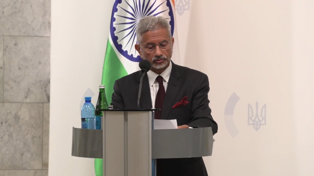 the external affairs minister, S Jaishankar