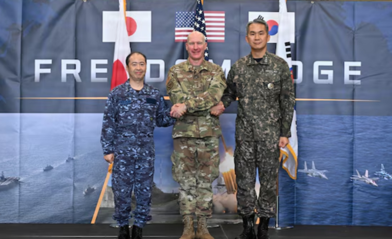 US, Japan, South Korea launch Freedom Edge 2026 as North Korea commissions new destroyer