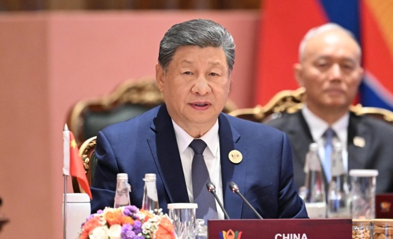 Xi Jinping challenges ‘might makes right’ at BRICS, calls for global south to defend international rules