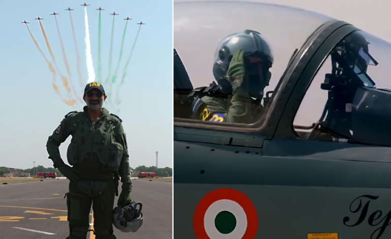 In pictures: AP Singh’s final Tejas flight echoes the spirit of a fighter pilot