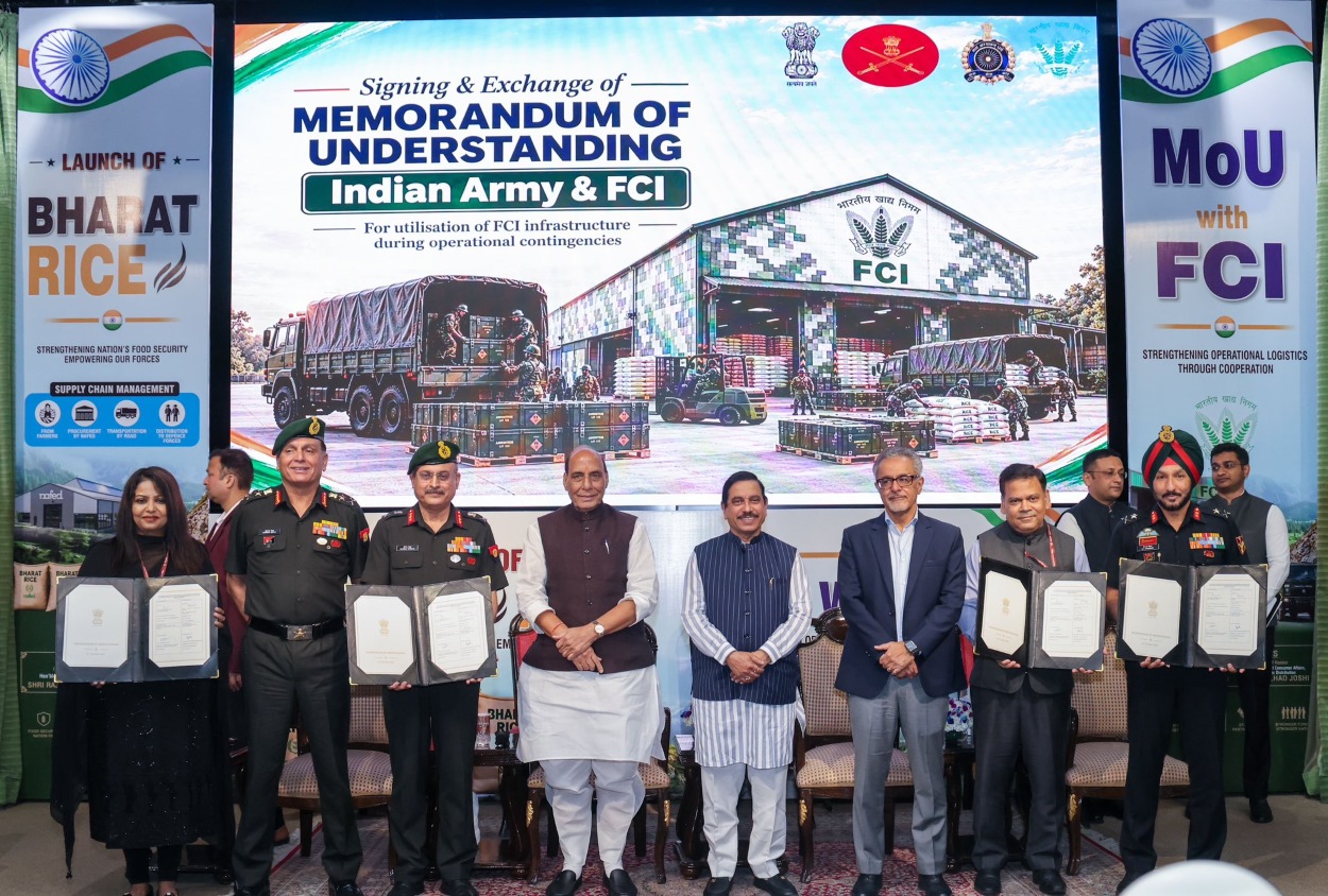 Indian Army launches Bharat Rice for service personnel, taps FCI warehouses to strengthen frontline supplies
