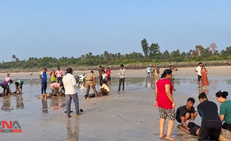 Eight Pune students drown at Raigad’s Diveagar beach during coaching academy picnic