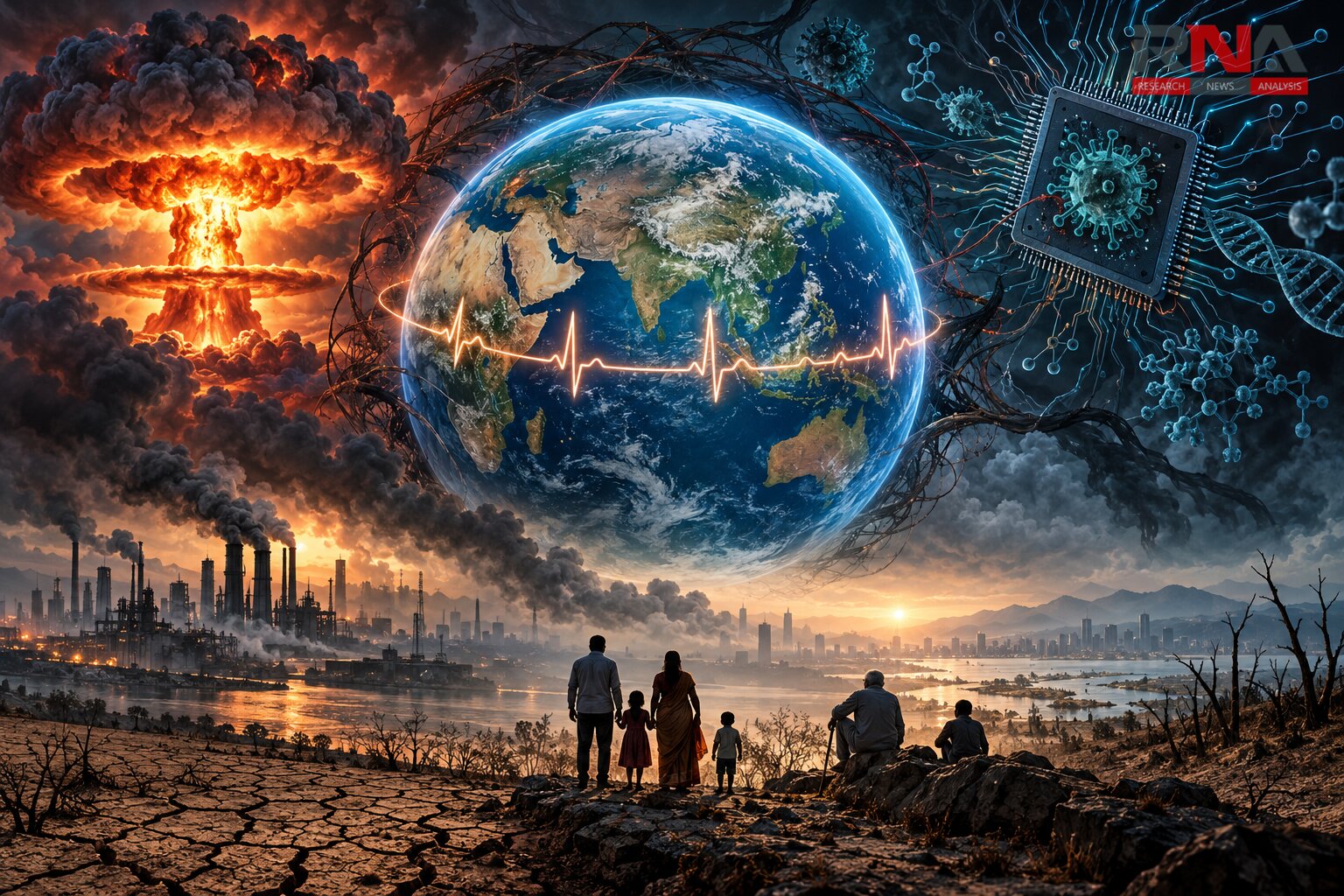 AI misuse and nuclear war among 17 threats to humanity’s future, Lancet warns