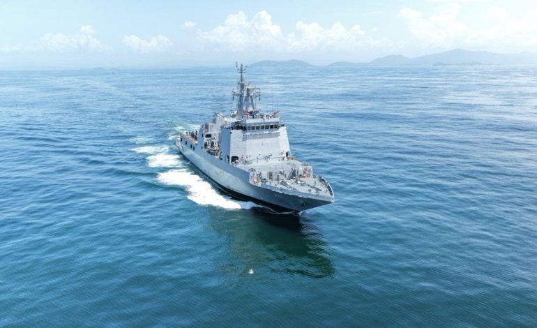 INS Samarthak joins Indian Navy as drone mothership and weapons testbed