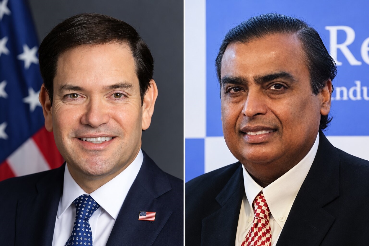 Marco Rubio expected to meet Mukesh Ambani as US pursues energy ties amid Elon Musk’s Starlink row