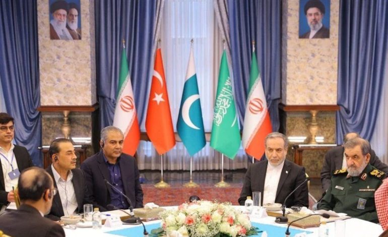 Asim Munir joins Saudi, Turkish officials for security talks with Iran in Tehran