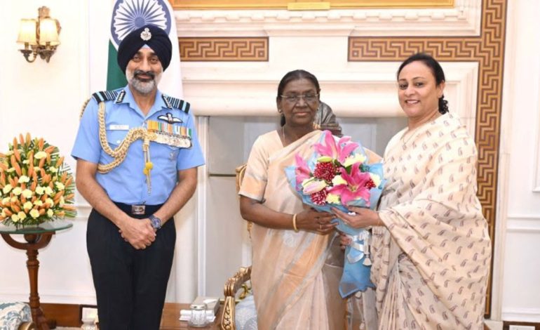 AP Singh meets president ahead of retirement as IAF shifts farewell ceremony amid golf course row
