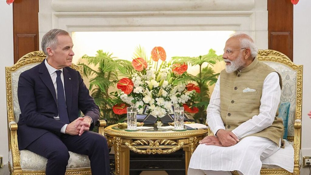 Narendra Modi Mark Carney image, Modi Carney meeting, India Canada relations, India Canada trade deal, India Canada CEPA, Modi Canada diplomacy.