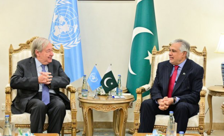 Pakistan targets India over Indus Waters Treaty during UN chief Guterres’s visit