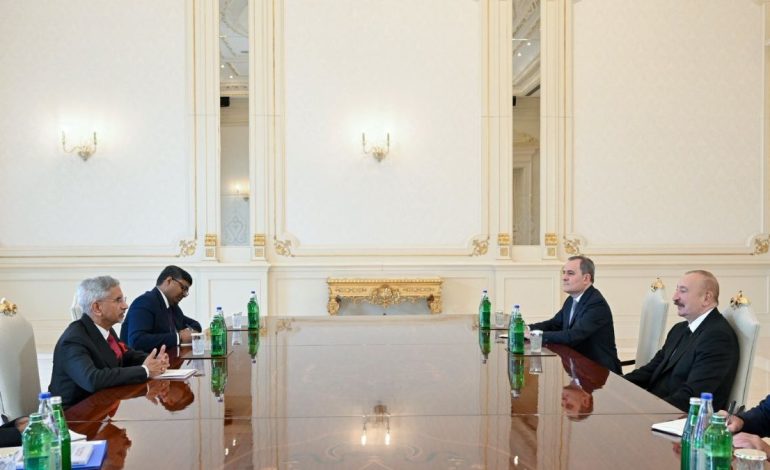 Jaishankar meets Aliyev in Baku as India, Azerbaijan seek closer ties