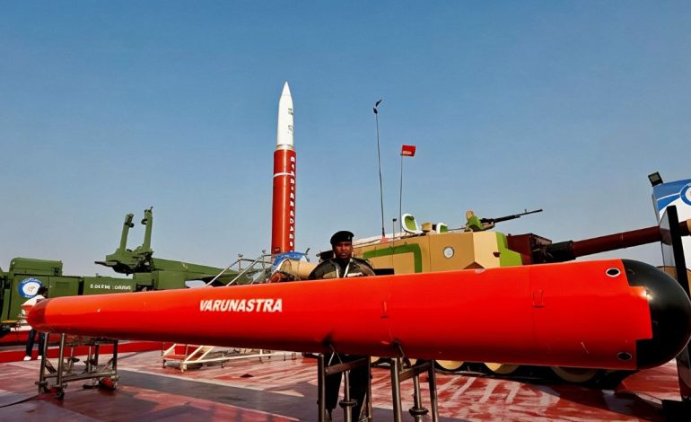 India signs ₹4,106 crore defence contracts for Air Force satellite, Varunastra torpedoes