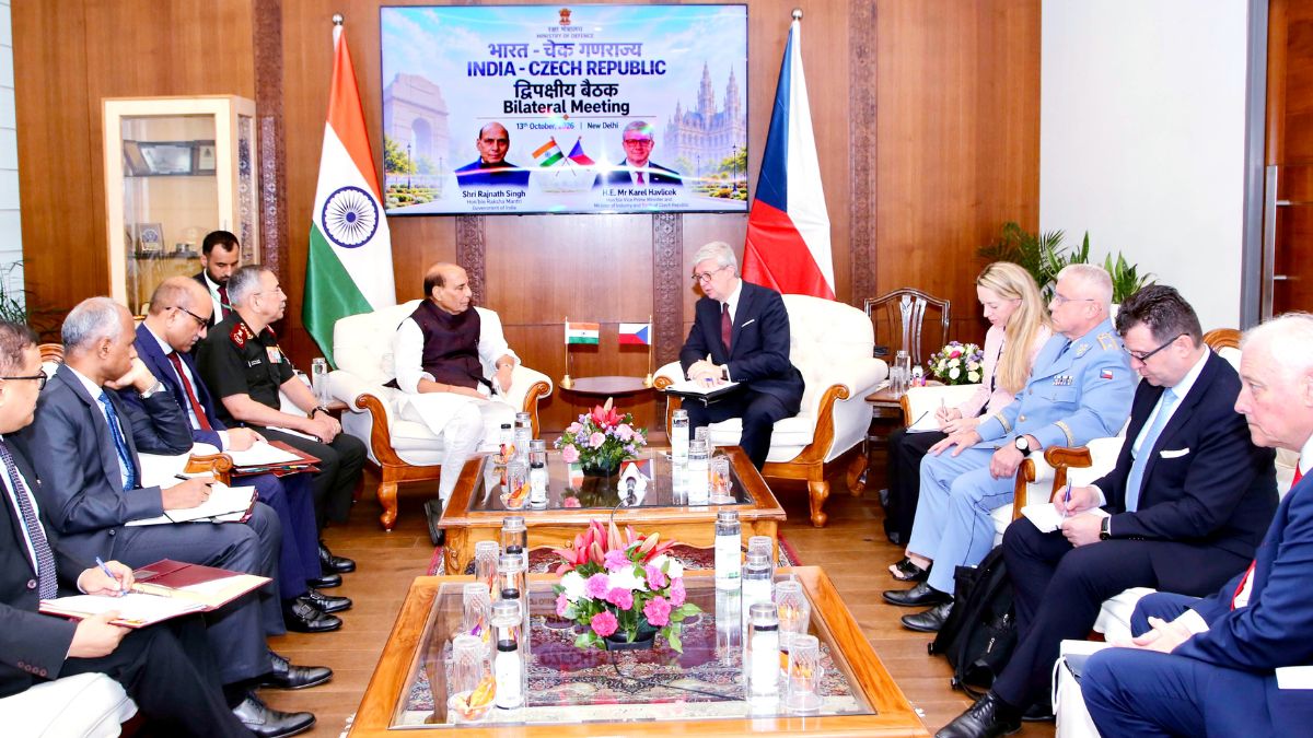India, Czech Republic seek wider defence-manufacturing ties after Rajnath Singh-Havlicek talks
