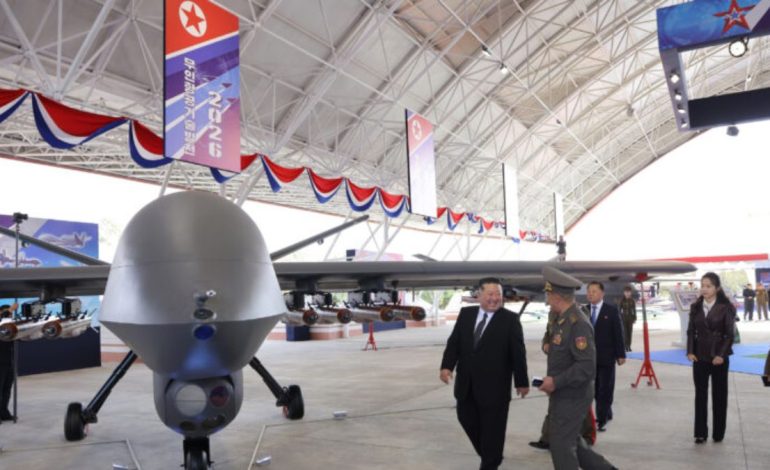 North Korea demonstrates 600mm ‘Sniper’ rocket launcher as Kim pushes AI drone warfare