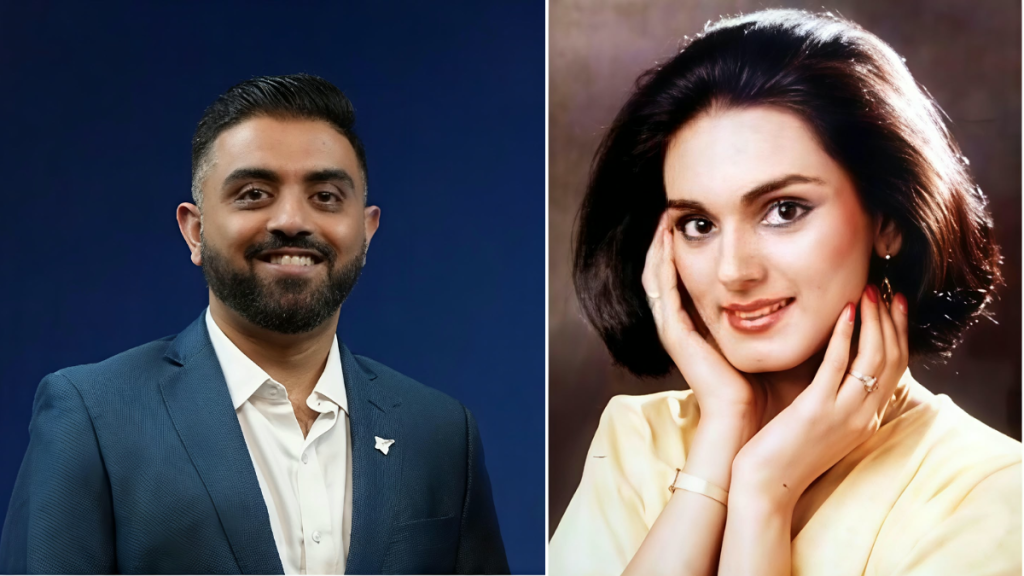 Smit Machchhar (L) and Neerja Bhanot (R) | (Image courtesy: LinkedIn/Wikimedia Commons)