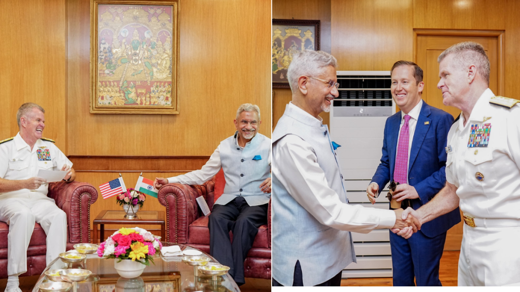 Jaishankar meets US Pacific commander Paparo