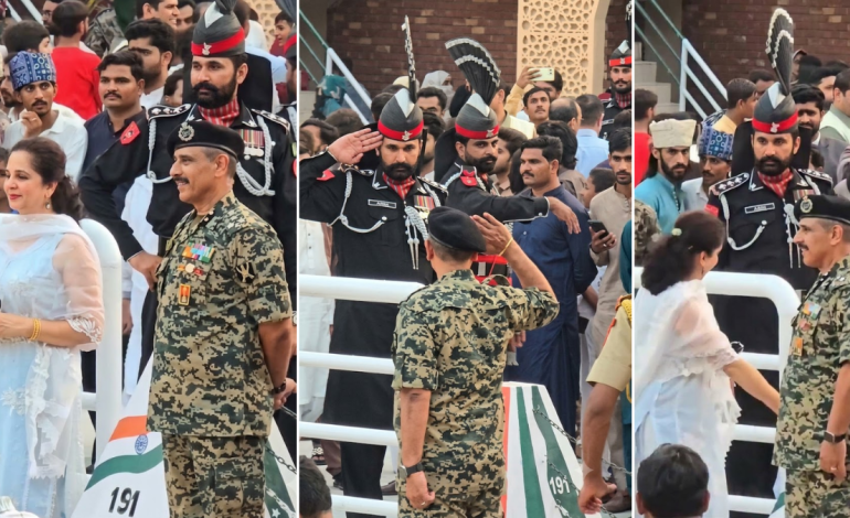 Wife’s photo request leads to salute exchange between senior BSF officer, Pakistani ranger