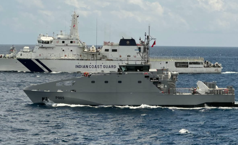 Indian Navy training squadron arrives in Sri Lanka after three-day Maldives visit