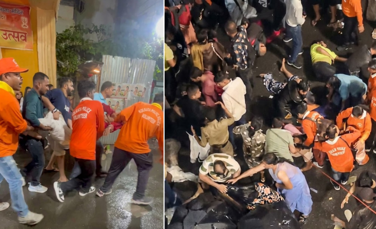 How did a Durga Puja gathering in Kolkata turn deadly, killing 19?