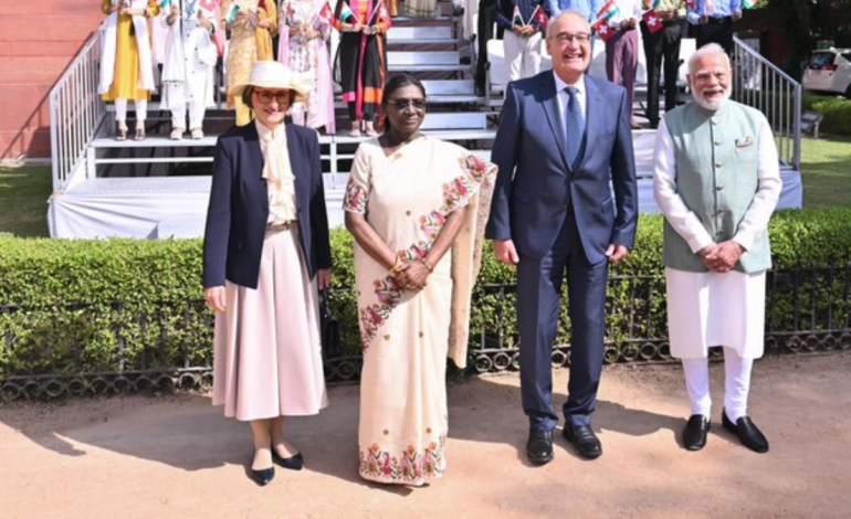 Swiss President Guy Parmelin meets PM Modi, Jaishankar to strengthen India Switzerland ties