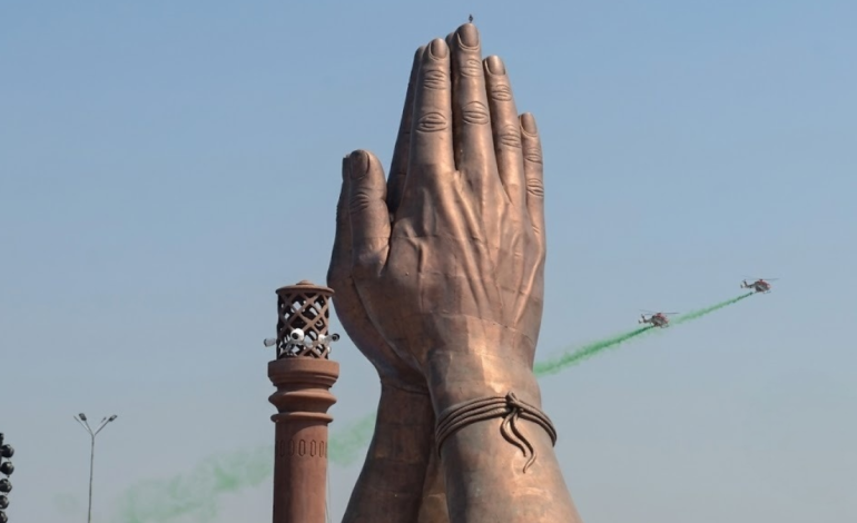 Wings Over Ganga in pictures: Rafale, Sukhoi jets and Sarang helicopters soar over Varanasi’s ghats