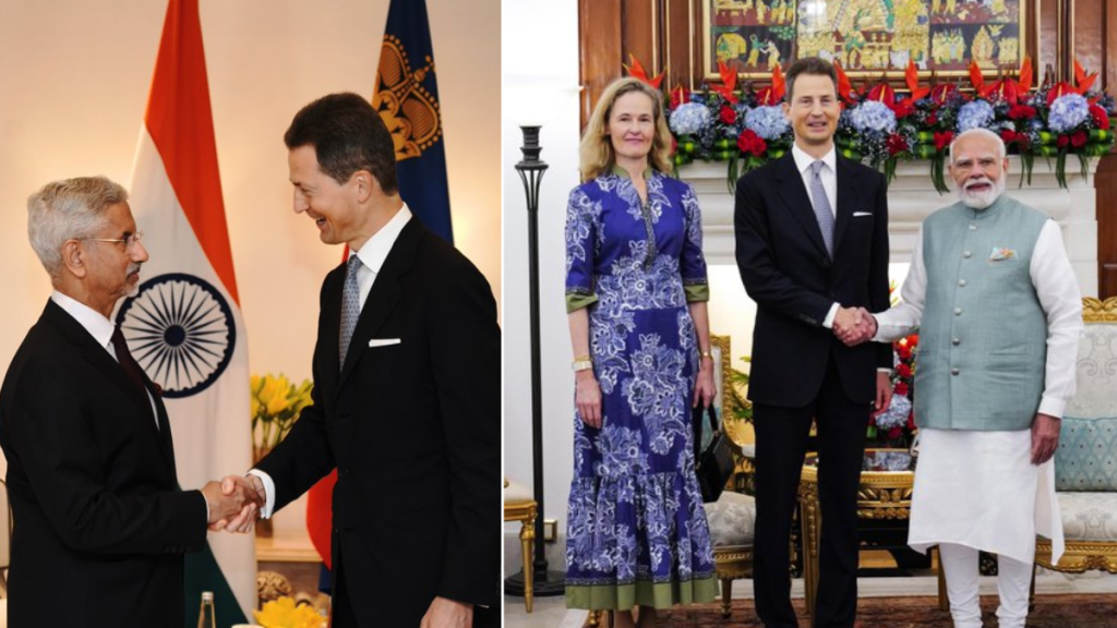 Prince Alois second day in India visit