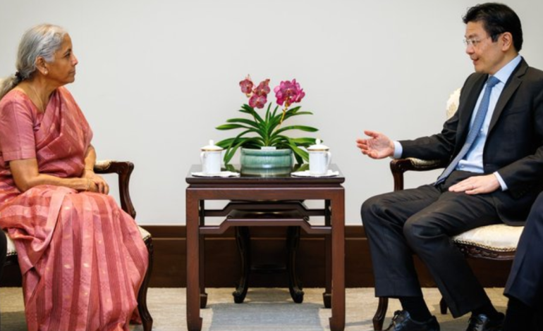 Nirmala Sitharaman meets Singapore PM Lawrence Wong, discusses energy crisis and fresh investment opportunities