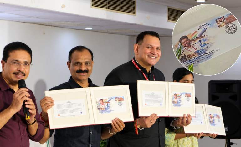 Captain Smit Machchhar honoured by Kerala Postal Circle for bravery aboard Flydubai flight