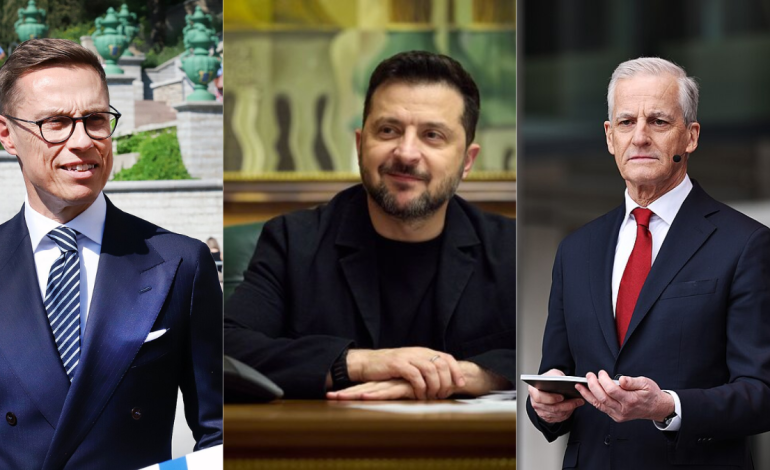 Zelensky pushes for Russia-Ukraine conflict de-escalation as Finland and Norway leaders hold talks with Putin