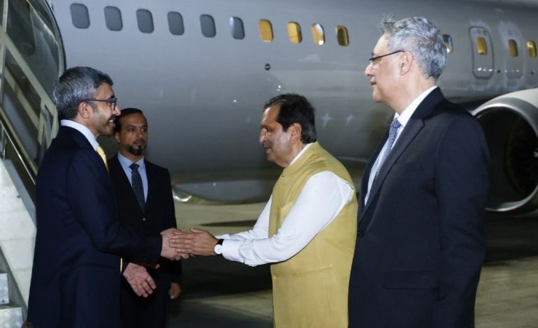 UAE deputy prime minister meets Jaishankar in Mumbai to discuss trade and regional security